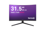 TERRA LCD/LED 3285W HA 2K VA CURVED black HDMI/DP/USB-C