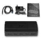 I-TEC USB 3.0 Advance Charging HUB 7 port mit externem Netzadapter 7x USB Ladeport. Fuer Tablets Notebooks Ultrabooks PC – Bild 5