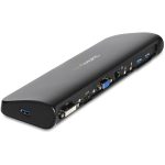 STARTECH.COM USB 3.0 Docking Station - Dual Monitor HDMI / DVI / VGA - Ethernet - Audio - Universal Docking Station - USB 3.0 Dock – Bild 3