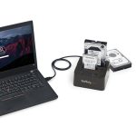 STARTECH.COM USB 3.1 (10 Gbit/s) Dual-bay Festplatten Dockingstation für 2,5 Zoll / 3,5 Zoll SATA SSD / HDD – Bild 6