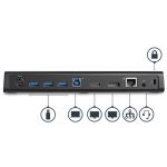 STARTECH.COM USB 3.0 Docking Station - 4K - HDMI / DisplayPort - with Fast Charge / Ethernet / Audio - Universal Docking Station – Bild 4