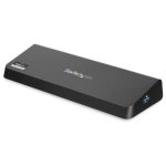 STARTECH.COM USB 3.0 Docking Station - 4K - HDMI / DisplayPort - with Fast Charge / Ethernet / Audio - Universal Docking Station