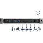 STARTECH.COM Triple Display Docking Station - 2 x DP - 1 x HDMI - 5 x USB 3.0 - 4K - Universal Laptop Docking Station - USB 3.0 Dock – Bild 4