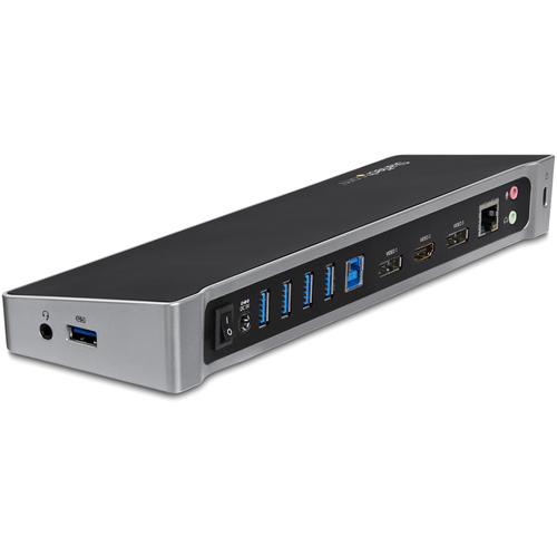 ALS-2776397-1b4bfa1efdc16406 STARTECH.COM Triple Display Docking Station - 2 x DP - 1 x HDMI - 5 x USB 3.0 - 4K - Universal Laptop Docking Station - USB 3.0 Dock – Bild 1