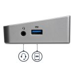 STARTECH.COM Triple Display Docking Station - 2 x DP - 1 x HDMI - 5 x USB 3.0 - 4K - Universal Laptop Docking Station - USB 3.0 Dock – Bild 3