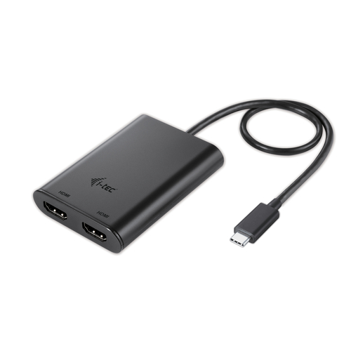 ALS-2914044-89cf0e927ff0addc I-TEC USB C auf Dual HDMI Port VideoAdapter 2x HDMI Port 4K Ultra HD kompatibel mit Thunderbolt 3 – Bild 1