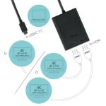 I-TEC USB C auf Dual HDMI Port VideoAdapter 2x HDMI Port 4K Ultra HD kompatibel mit Thunderbolt 3 – Bild 6