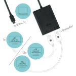 I-TEC USB C auf Dual DisplayPort VideoAdapter 2x DisplayPort 4K Ultra HD kompatibel mit Thunderbolt 3 – Bild 6