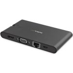 STARTECH.COM USB-C Multiport Adapter mit HDMI und VGA - Mac/Windows - 3x USB 3.0 - SD/ micro SD - PD 3.0 - MacBook Pro USB C Adapter – Bild 3
