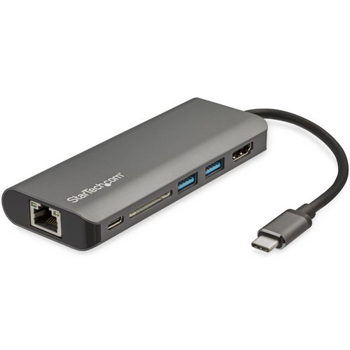 ALS-3123602-4c99d2867fd37459 STARTECH.COM USB C Multiport Adapter with HDMI - 4K - Mac / Windows - SD - 2x USB-A - 1x USB-C - 60W PD 3.0 - USB C to USB 3.0 Hub – Bild 1