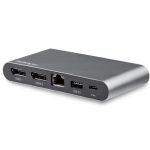 STARTECH.COM Dual Monitor USB-C Multiport Adapter - Windows - 2 x 4K DP - 100W PD 3.0 - GbE? - DP Alt Mode Switch