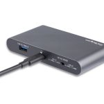 STARTECH.COM Dual Monitor USB-C Multiport Adapter - Windows - 2 x 4K DP - 100W PD 3.0 - GbE? - DP Alt Mode Switch – Bild 4