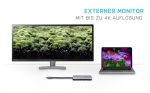 I-TEC USB C Metal Nano Docking Station 1xHDMI 4K 1xSD Kartenleser 1xmicroSD Kartenleser 3xUSB 3.0 Port 1xUSB-C PD kompatible mit TB3 – Bild 3