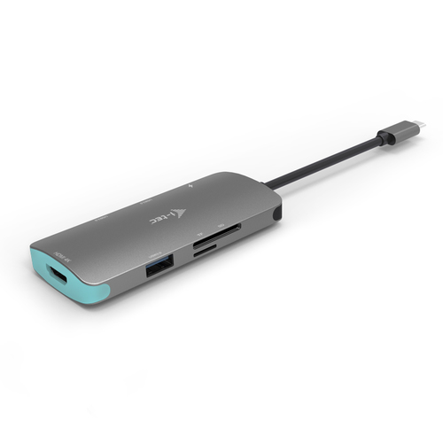 ALS-3360037-dcdaa3954c0fd967 I-TEC USB C Metal Nano Docking Station 1xHDMI 4K 1xSD Kartenleser 1xmicroSD Kartenleser 3xUSB 3.0 Port 1xUSB-C PD kompatible mit TB3 – Bild 1
