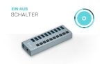 I-TEC USB 3.0 Charging HUB 10port port mit externem Netzadapter 48W 10x USB Ladeport fuer Tablets Notebooks Ultrabooks PC – Bild 3