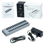 I-TEC USB 3.0 Charging HUB 13port port mit externem Netzadapter 60W 13x USB Ladeport fuer Tablets Notebooks Ultrabooks PC – Bild 5