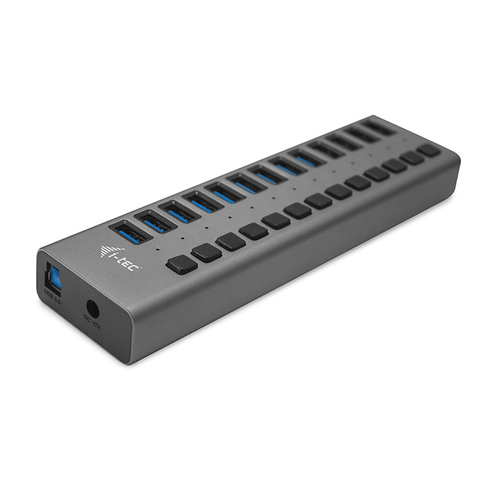 ALS-3372631-8337179fbda0dd87 I-TEC USB 3.0 Charging HUB 13port port mit externem Netzadapter 60W 13x USB Ladeport fuer Tablets Notebooks Ultrabooks PC – Bild 1