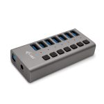 I-TEC USB 3.0 Charging HUB 7port port mit externem Netzadapter 36W 7x USB Ladeport fuer Tablets Notebooks Ultrabooks PC