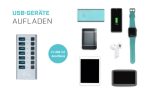 I-TEC USB 3.0 Charging HUB 7port port mit externem Netzadapter 36W 7x USB Ladeport fuer Tablets Notebooks Ultrabooks PC – Bild 2