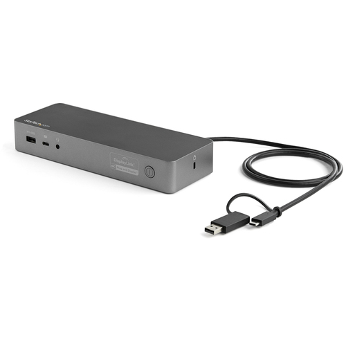 ALS-3375143-4ce65b39dfc91cf8 STARTECH.COM Universal Laptop Docking Station - USB-C & USB 3.0 - Dual 4K DP & HDMI - 100W PD - Mac Windows & Chrome OS - 4x USB – Bild 1