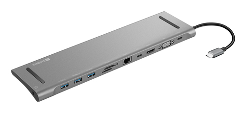 ALS-3567933-bfe6966c31cde307 SANDBERG USB-C 10-in-1 Docking Station – Bild 1