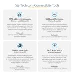 STARTECH.COM USB-C Multiport Adapter - HDMI / VGA - PD - SD - Ethernet - Audio - 30cm Cable - USB-C Mini Dock - Mac & Windows – Bild 5