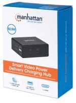 MANHATTAN Smart Video Power Delivery-Ladehub 1x HDMI 1x USB-C PD 45W 1x USB-C 5V/1A 2x USB 3.2 Gen 1 Typ A -Port internes Netzteil – Bild 2
