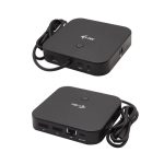 I-TEC USB-C Dual Display MST Docking Station 2x DP 1x GLAN 3x USB 3.1 2x USB 2.0 1x USB-C-Datei 1x Audio/Mic Jack ohne Netzteil – Bild 2