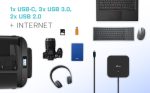 I-TEC USB-C Dual Display MST DS 2x DP 1x GLAN 3x USB 3.1 2x USB 2.0 1x USB-C-Datei 1x Audio/Mic Jack 1x 100W USB-C PD + Charger 112W – Bild 6