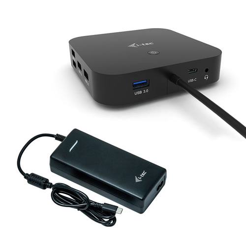 ALS-4007736-b710b5cb55cc58fd I-TEC USB-C Dual Display MST DS 2x DP 1x GLAN 3x USB 3.1 2x USB 2.0 1x USB-C-Datei 1x Audio/Mic Jack 1x 100W USB-C PD + Charger 112W – Bild 1
