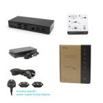 I-TEC USB-C Quattro Display Docking Station 2x DP 2x HDMI 1xGLAN 5x USB 3.0 1x USB-C-Datei 1x Audio 1x Mic 85W PD KL – Bild 2