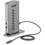 STARTECH.COM USB-C USB-A Dock - Hybrid Universal USB 3.0 Docking Station for USB-C or USB-A Laptop - Dual Monitor - GbE – Bild 5