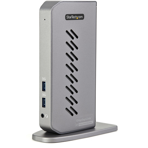 ALS-4087100-9a16680bcc831b51 STARTECH.COM USB-C USB-A Dock - Hybrid Universal USB 3.0 Docking Station for USB-C or USB-A Laptop - Dual Monitor - GbE – Bild 1