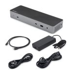 STARTECH.COM Thunderbolt 3 Dock with USB-C Host Compatibility - Dual 4K 60Hz DP 1.4 or HDMI - 8K - 96W PD – Bild 2