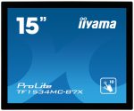 IIYAMA TF1534MC-B7X 38,1cm 15Zoll LCD PCAP Bezel Free 10-Points Touch Screen 1024x768 TN panel LED Bl. Flat Bezelfree Glass Front – Bild 3