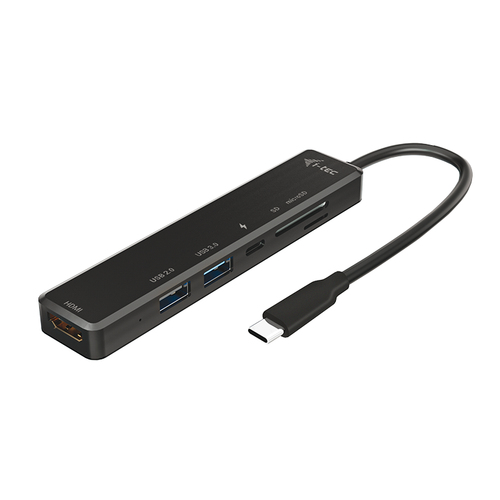 ALS-4228639-04b472b73fd51dbf I-TEC USB-C Travel Easy Dock 1xHDMI 4K 1x USB-C 1xUSB 3.0 1xUSB 2.0 1xSD+1x microSD Kartenleser Power Delivery 60W 20cm USB-C Kabel – Bild 1
