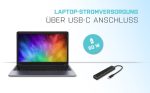 I-TEC USB-C Travel Easy Dock 1xHDMI 4K 1x USB-C 1xUSB 3.0 1xUSB 2.0 1xSD+1x microSD Kartenleser Power Delivery 60W 20cm USB-C Kabel – Bild 5