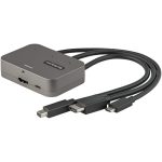 STARTECH.COM 3-in-1 Multiport auf HDMI Adapter - 4K 60Hz USB-C HDMI oder mDP auf HDMI Video Konverter - Digitaler AV-Adapter