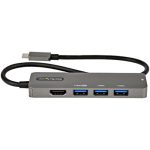 STARTECH.COM USB-C Multiport Adapter - USB-C auf HDMI 2.0b 4K 60Hz HDR10 100W PD 4-Port USB 3.0 Hub - 30cm Kabel – Bild 2