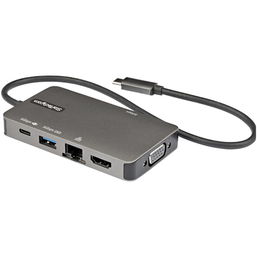 ALS-4264835-559140c53ce8c8cf STARTECH.COM USB-C Multiport Adapter - USB-C auf 4K HDMI oder VGA Mini Dock 100W PD Passthrough 3x USB 3.0 GbE 30cm Kabel – Bild 1