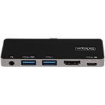 STARTECH.COM USB-C Digital AV-Multiport-Adapter - USB-C auf 4K 60Hz HDMI 2.0 100W PD Pass-Through-Laden 3-Port USB 3.0 Hub – Bild 3
