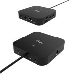 I-TEC USB-C Dual Display MST DS 1x DP 1x HDMI 1x GLAN 3x USB 3.0 2x USB 2.0 1x USB-C-Datei 1xAudio/Mic Jack 1xUSB-C PD ohne Netzteil