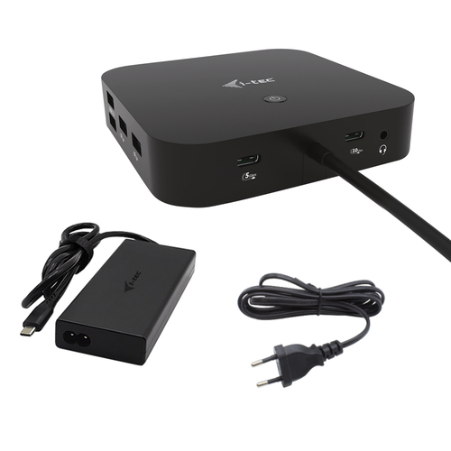 ALS-4336206-b764fce22c5dd0a7 I-TEC USB-C Dual Display MST DS 1x DP 1x HDMI 1xGLAN 3xUSB 3.0 2xUSB 2.0 1xUSB-C-Datei 1xAudio/Mic Jack 1x100W USB-C PD+Charger 112W – Bild 1