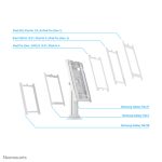NEOMOUNTS desk grommet lockable tablet casing for Apple iPad PRO Air & Samsung Galaxy Tab – Bild 6