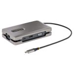 STARTECH.COM USB-C Multiport Adapter w/USB-C DP Alt Mode Video/4K HDMI/VGA USB Type C Dual Monitor Mini Docking Station/MST Hub