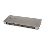 STARTECH.COM Thunderbolt 4 Dock 96W PD Single 8K or Dual Monitor 4K 60Hz 3x TB4/USB4 4x USB-A SD GbE 0.8m TB4 Dock Cable