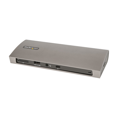 ALS-46094032-aebaf28093bb4826 STARTECH.COM Thunderbolt 4 Dock 96W PD Single 8K or Dual Monitor 4K 60Hz 3x TB4/USB4 4x USB-A SD GbE 0.8m TB4 Dock Cable – Bild 1