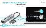 I-TEC USB-C Charging Metal HUB 7 Port ohne Netzteil – Bild 4