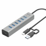 I-TEC USB-C Charging Metal HUB 7 Port ohne Netzteil