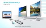 I-TEC USB-C Metal Nano Dock 2xHDMI 1xVGA 1xSD Kartenleser 1xmicroSD Kartenleser 1xGLAN 3xUSB 2.0 1xUSB 3.2 1xUSB-C3.2Data 1xUSB-C PD – Bild 4
